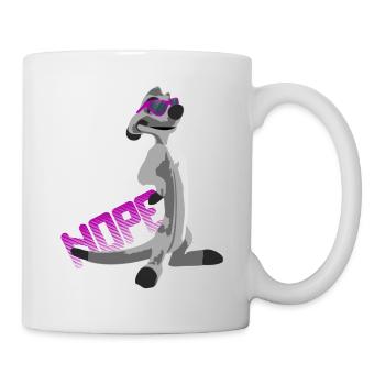 Erdmännchen NOPE - Tasse - Weiß - Rechts