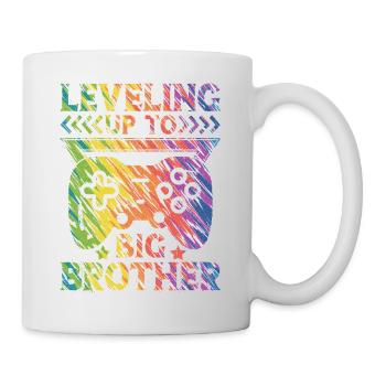 Big Brother Baby Funny Promote Game Promoted - Mug - white - Right