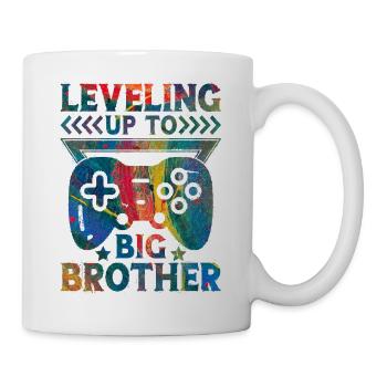 Big Brother Baby Funny Promote Game Promoted - Mug - white - Right