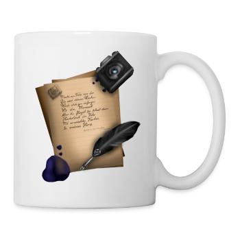 Dark Acedemia German Poetry & Photograph - Mug - white - Right