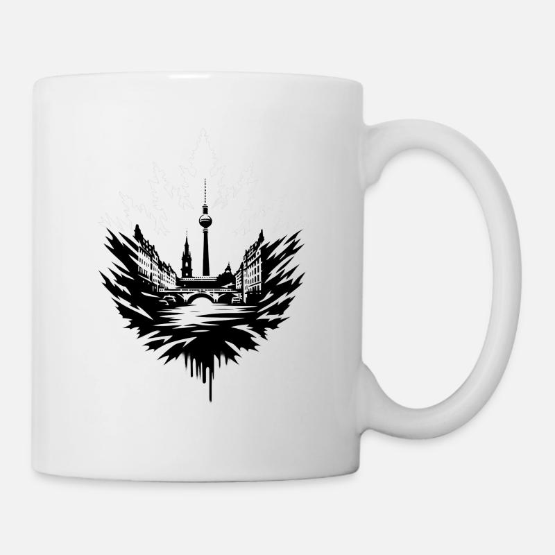 Deine Stadt Berlin - Tasse - Weiß