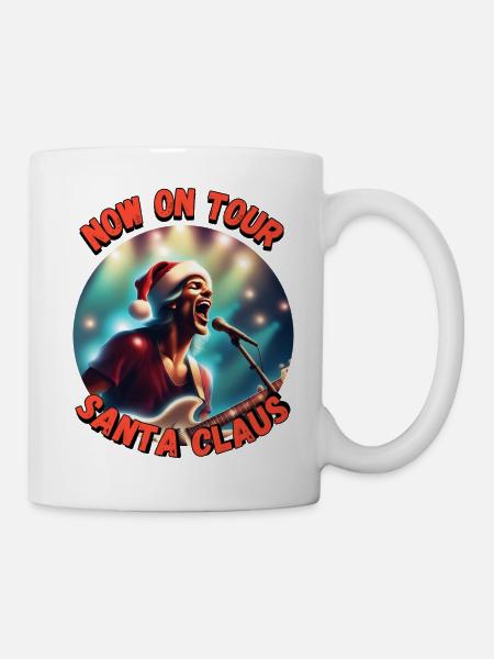 Santa on tour 2 - Tasse - Weiß