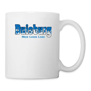 Duisburg Fussball Fans Mein Leben Lang - Tasse - Weiß - Rechts
