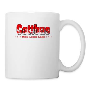 Cottbus Fussball Fans Mein Leben Lang - Tasse - Weiß - Rechts