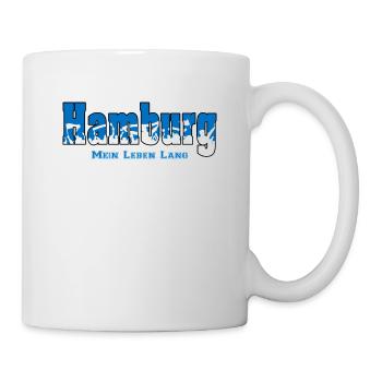 Hamburg Fussball Fans Mein Leben Lang - Tasse - Weiß - Rechts