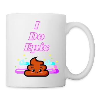 Je fais de la merde épique - Mug blanc - blanc - Droite