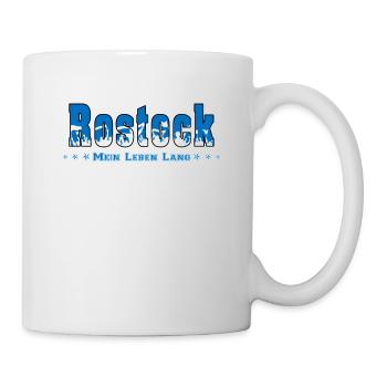 Rostock Fussball Fans Mein Leben Lang - Tasse - Weiß - Rechts