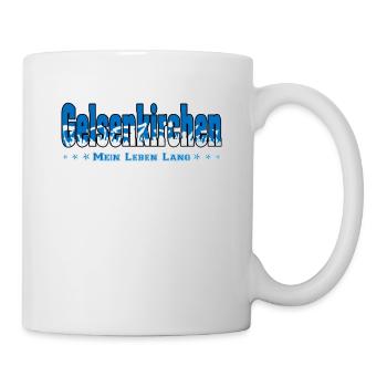 Gelsenkirchen Fussball Fans Mein Leben Lang - Tasse - Weiß - Rechts