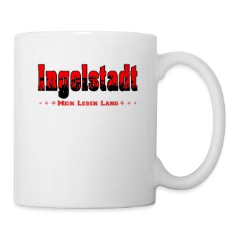 Ingolstadt Fussball Fans Mein Leben Lang - Tasse - Weiß - Rechts
