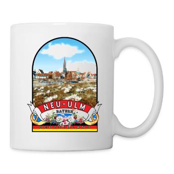 Deutschland Neu Ulm Bayern Vintage - Tasse - Weiß - Rechts