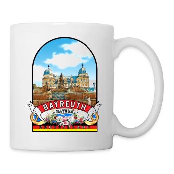 Deutschland Bayreuth Bayern Vintage - Tasse - Weiß - Rechts
