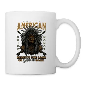 Native American - Mug blanc - blanc - Droite