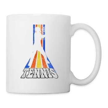 Tennis Tennis Player Woman Sport Match Club Fan - Mug - white - Right