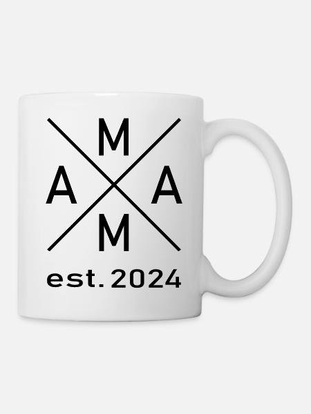 Mama est. 2024 - Tasse - Weiß