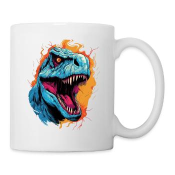 T-Rex Dinosaur Dino Tyrannosaurus Rex Vintage - Mug - white - Right