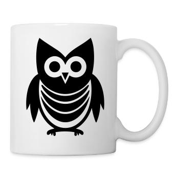 Petite chouette - Mug blanc - blanc - Droite