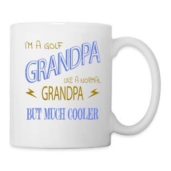 GolfMom GolfDad Golf Clubs Golf Girls Golf CoachGift - Mug - white - Right