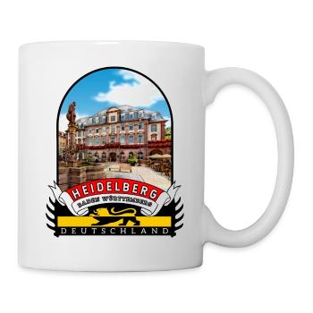 Deutschland Heidelberg Vintage souvenir - Tasse - Weiß - Rechts
