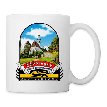 Deutschland Göppingen Vintage souvenir - Tasse - Weiß - Rechts