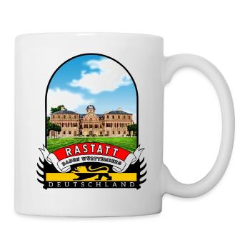 Deutschland Rastatt Vintage souvenir - Tasse - Weiß - Rechts
