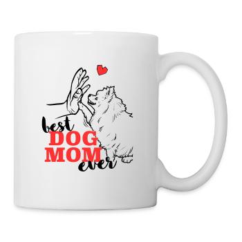 Beste Pomeranian Mama Pomeranian - Tasse - Weiß - Rechts