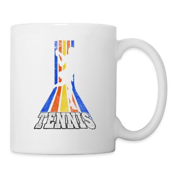 Tennis Tennis Player Woman Sport Match Club Fan - Mug - white - Right
