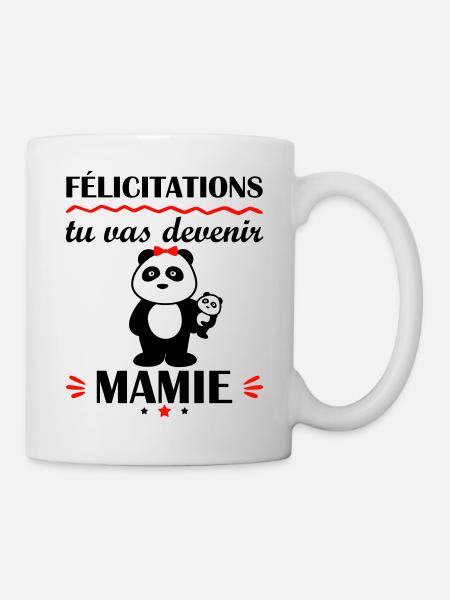 Tu vas devenir mamie, annonce grossesse, famille - Mug blanc - blanc