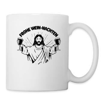 Pfälzer Weihnachten Schääne woi nachde - Tasse - Weiß - Rechts