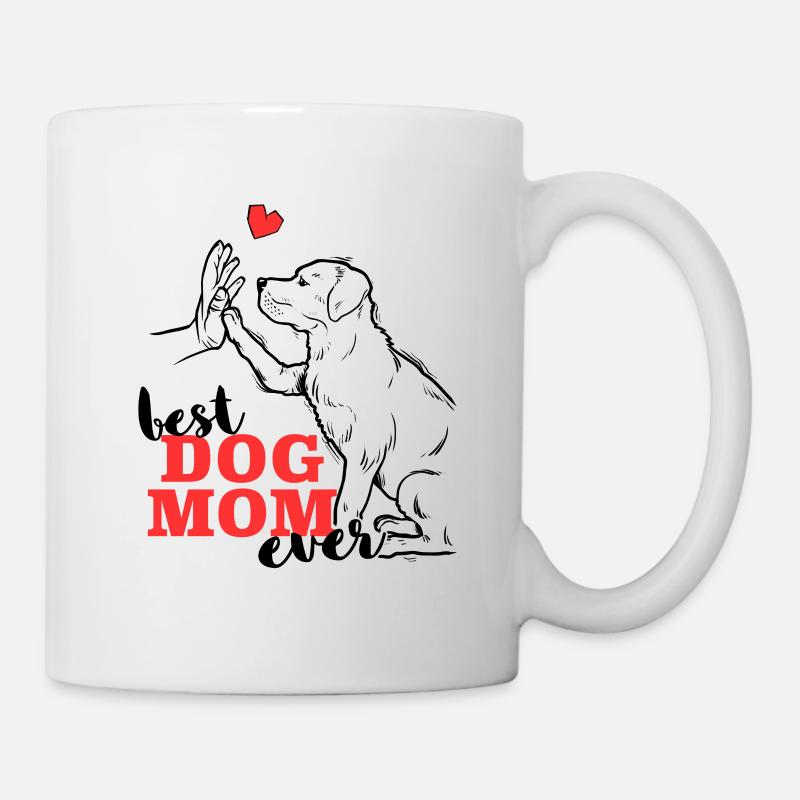 Meilleur Rottweiler Maman Rottweiler - Mug blanc - blanc