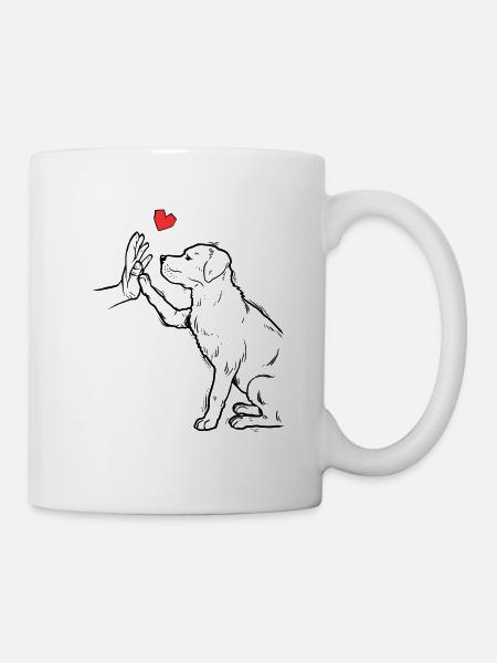 Rottweiler Mignon Rottweiler Amour Rottweiler - Mug blanc - blanc