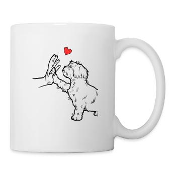 Shih Tzu Niedlich Shih Tzu Liebe Shih Tzu - Tasse - Weiß - Rechts