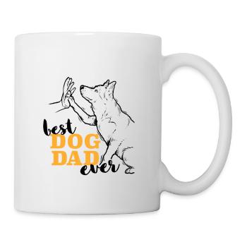 Bester Siberian Husky Papa - Tasse - Weiß - Rechts