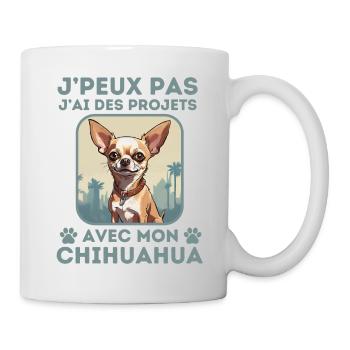 chien doux chihuahua 1 - Mug blanc - blanc - Droite