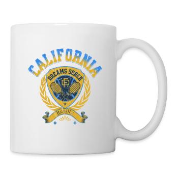 California Tennis Player Retro Sports Professional - Mug - white - Right