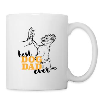 Meilleur Yorkshire Terrier Papa - Mug blanc - blanc - Droite
