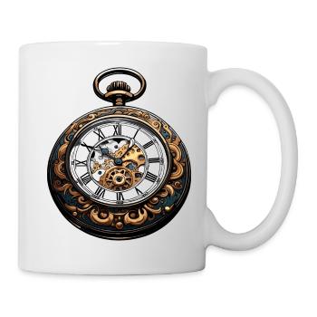 Clock / Movement / Time / Hands / Time / Antique - Mug - white - Right