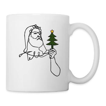 Weihnachten mit Tell - Tasse - Weiß - Rechts