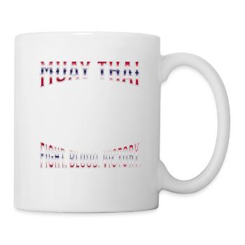 Muay Thai Boxing Muay Thai - Tasse - Weiß - Rechts