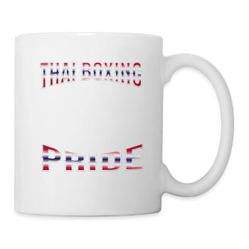 Muay Thai Boxing Muay Thai - Tasse - Weiß - Rechts