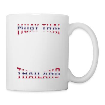 Muay Thai Boxing Muay Thai - Tasse - Weiß - Rechts