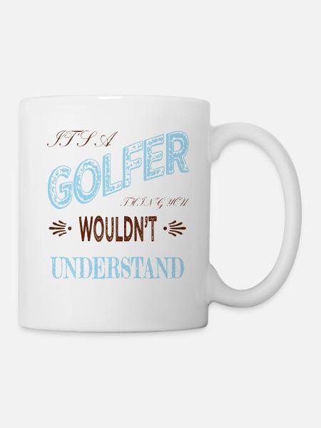 GolfCoachGift GolfCoachGifts Golflover Golfgirl - Mug - white