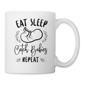 Infirmière spécialisée dans le travail et l’accouchement - Mug blanc - blanc - Droite