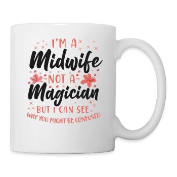 Infirmière sage-femme Accoucheuse Je suis une - Mug blanc - blanc - Droite