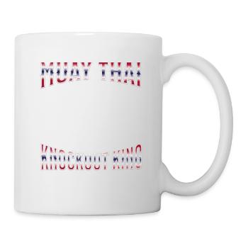 Muay Thai Boxing Muay Thai - Tasse - Weiß - Rechts