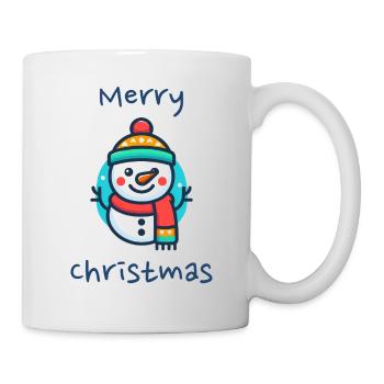 Bonhomme de neige - Mug blanc - blanc - Droite