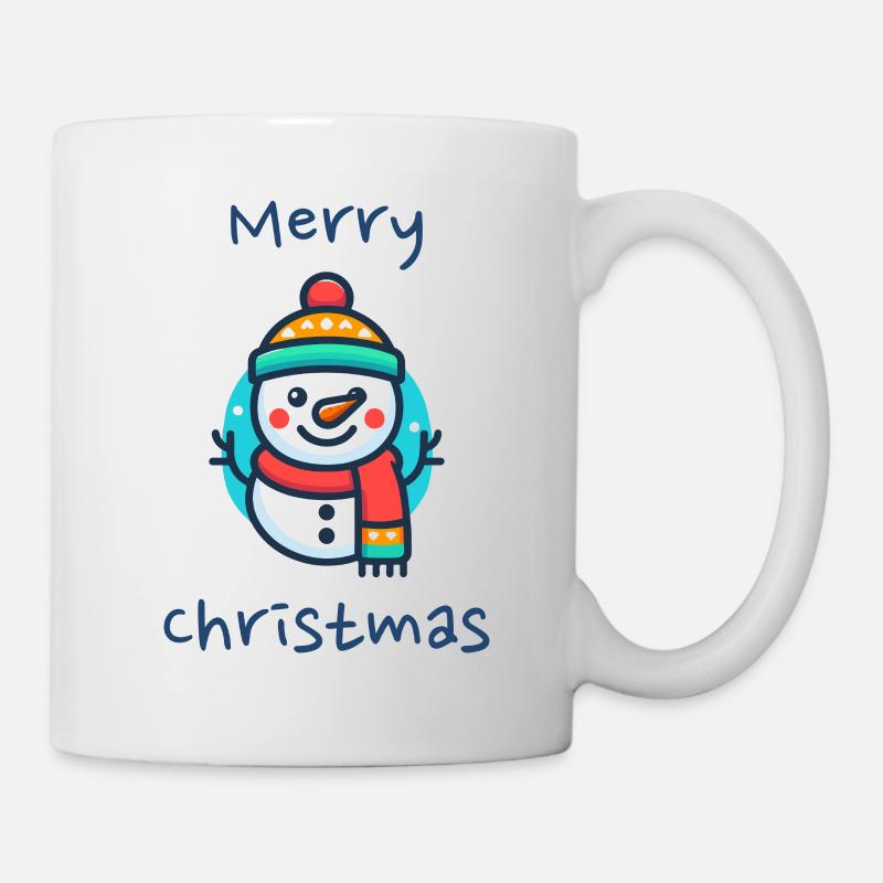 Schneemann - Tasse - Weiß