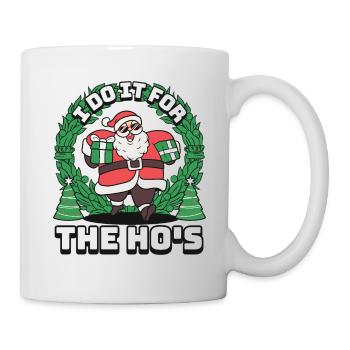 I Do It For The Ho ́s Funny Santa Nicholas - Mug - white - Right