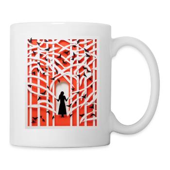 Paper cut Birds - Mug - white - Right