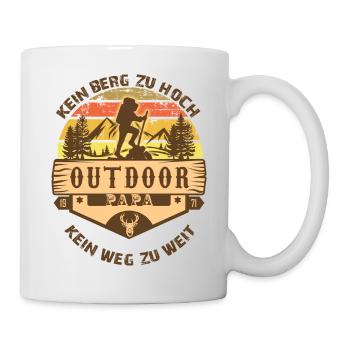outdoor papa sonnenaufgang - Tasse - Weiß - Rechts