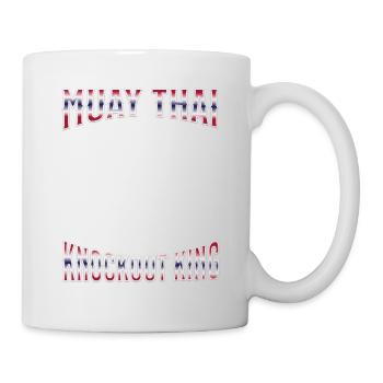 Muay Thai Boxing Muay Thai - Tasse - Weiß - Rechts